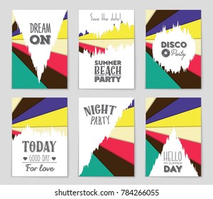 Abstract vector layout background set. For art template design, list, front page, mockup brochure theme style, banner, idea, cover, booklet, print, flyer, book, blank, card, ad, sign, sheet,, a4.