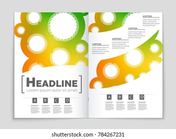 Abstract vector layout background set. For art template design, list, front page, mockup brochure theme style, banner, idea, cover, booklet, print, flyer, book, blank, card, ad, sign, sheet, a4.