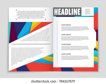 Abstract vector layout background set. For art template design, list, front page, mockup brochure theme style, banner, idea, cover, booklet, print, flyer, book, blank, card, ad, sign, sheet,, a4.