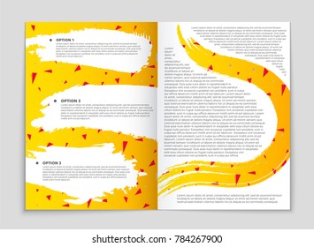 Abstract vector layout background set. For art template design, list, front page, mockup brochure theme style, banner, idea, cover, booklet, print, flyer, book, blank, card, ad, sign, sheet, a4