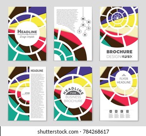 Abstract vector layout background set. For art template design, list, front page, mockup brochure theme style, banner, idea, cover, booklet, print, flyer, book, blank, card, ad, sign, sheet,, a4.
