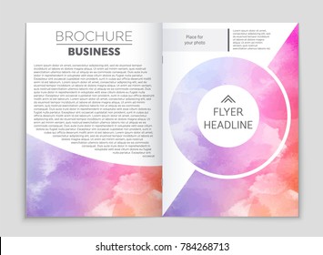 Abstract vector layout background set. For art template design, list, front page, mockup brochure theme style, banner, idea, cover, booklet, print, flyer, book, blank, card, ad, sign, sheet, a4