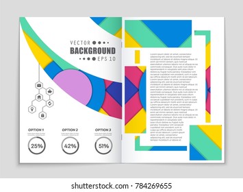 Abstract vector layout background set. For art template design, list, front page, mockup brochure theme style, banner, idea, cover, booklet, print, flyer, book, blank, card, ad, sign, sheet,, a4.