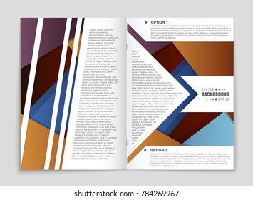 Abstract vector layout background set. For art template design, list, front page, mockup brochure theme style, banner, idea, cover, booklet, print, flyer, book, blank, card, ad, sign, sheet,, a4.