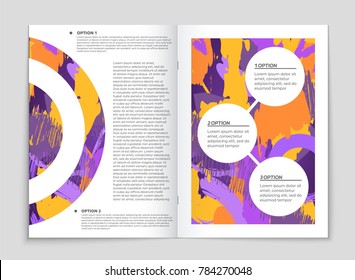 Abstract vector layout background set. For art template design, list, front page, mockup brochure theme style, banner, idea, cover, booklet, print, flyer, book, blank, card, ad, sign, sheet, a4