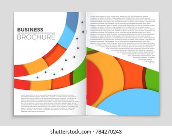 Abstract vector layout background set. For art template design, list, front page, mockup brochure theme style, banner, idea, cover, booklet, print, flyer, book, blank, card, ad, sign, sheet,, a4.