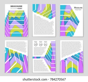 Abstract vector layout background set. For art template design, list, front page, mockup brochure theme style, banner, idea, cover, booklet, print, flyer, book, blank, card, ad, sign, sheet,, a4.