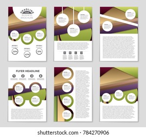 Abstract vector layout background set. For art template design, list, front page, mockup brochure theme style, banner, idea, cover, booklet, print, flyer, book, blank, card, ad, sign, sheet,, a4.