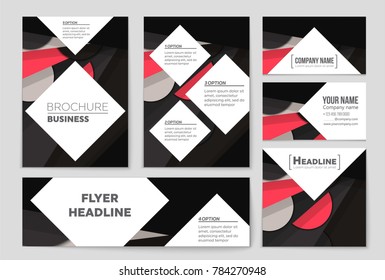 Abstract vector layout background set. For art template design, list, front page, mockup brochure theme style, banner, idea, cover, booklet, print, flyer, book, blank, card, ad, sign, sheet,, a4.