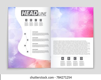 Abstract vector layout background set. For art template design, list, front page, mockup brochure theme style, banner, idea, cover, booklet, print, flyer, book, blank, card, ad, sign, sheet, a4