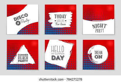 Abstract vector layout background set. For art template design, list, front page, mockup brochure theme style, banner, idea, cover, booklet, print, flyer, book, blank, card, ad, sign, sheet, a4