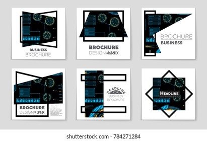 Abstract vector layout background set. For art template design, list, front page, mockup brochure theme style, banner, idea, cover, booklet, print, flyer, book, blank, card, ad, sign, sheet, a4.