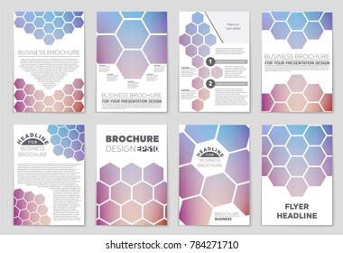 Abstract vector layout background set. For art template design, list, front page, mockup brochure theme style, banner, idea, cover, booklet, print, flyer, book, blank, card, ad, sign, sheet,, a4.