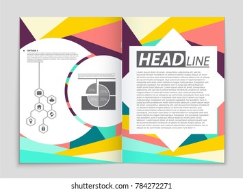 Abstract vector layout background set. For art template design, list, front page, mockup brochure theme style, banner, idea, cover, booklet, print, flyer, book, blank, card, ad, sign, sheet, a4