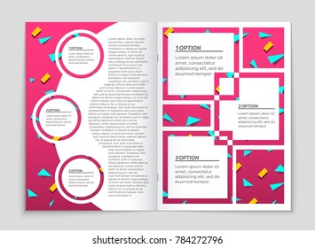 Abstract vector layout background set. For art template design, list, front page, mockup brochure theme style, banner, idea, cover, booklet, print, flyer, book, blank, card, ad, sign, sheet, a4
