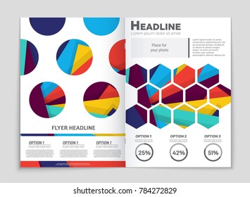 Abstract vector layout background set. For art template design, list, front page, mockup brochure theme style, banner, idea, cover, booklet, print, flyer, book, blank, card, ad, sign, sheet,, a4.