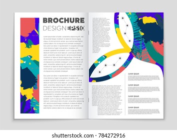 Abstract vector layout background set. For art template design, list, front page, mockup brochure theme style, banner, idea, cover, booklet, print, flyer, book, blank, card, ad, sign, sheet, a4