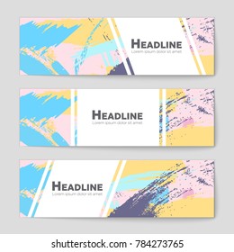 Abstract vector layout background set. For art template design, list, front page, mockup brochure theme style, banner, idea, cover, booklet, print, flyer, book, blank, card, ad, sign, sheet, a4