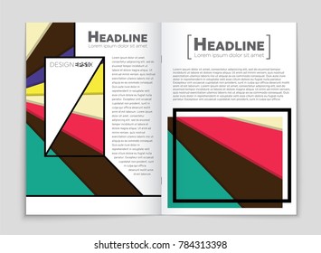 Abstract vector layout background set. For art template design, list, front page, mockup brochure theme style, banner, idea, cover, booklet, print, flyer, book, blank, card, ad, sign, sheet,, a4.