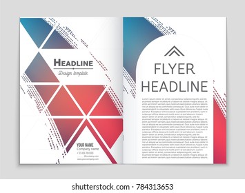 Abstract vector layout background set. For art template design, list, front page, mockup brochure theme style, banner, idea, cover, booklet, print, flyer, book, blank, card, ad, sign, sheet, a4.