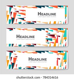 Abstract vector layout background set. For art template design, list, front page, mockup brochure theme style, banner, idea, cover, booklet, print, flyer, book, blank, card, ad, sign, sheet, a4