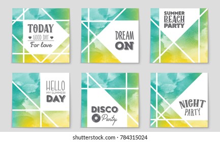 Abstract vector layout background set. For art template design, list, front page, mockup brochure theme style, banner, idea, cover, booklet, print, flyer, book, blank, card, ad, sign, sheet, a4.