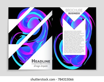 Abstract vector layout background set. For art template design, list, front page, mockup brochure theme style, banner, idea, cover, booklet, print, flyer, book, blank, card, ad, sign, sheet, a4