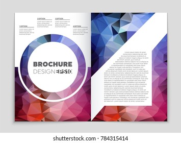 Abstract vector layout background set. For art template design, list, front page, mockup brochure theme style, banner, idea, cover, booklet, print, flyer, book, blank, card, ad, sign, sheet, a4