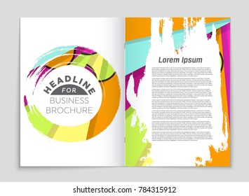 Abstract vector layout background set. For art template design, list, front page, mockup brochure theme style, banner, idea, cover, booklet, print, flyer, book, blank, card, ad, sign, sheet,, a4.
