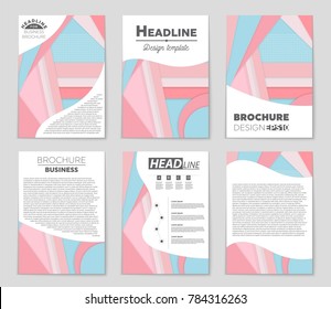 Abstract vector layout background set. For art template design, list, front page, mockup brochure theme style, banner, idea, cover, booklet, print, flyer, book, blank, card, ad, sign, sheet,, a4.