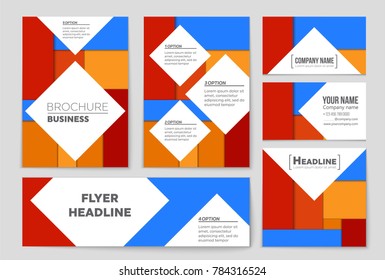 Abstract vector layout background set. For art template design, list, front page, mockup brochure theme style, banner, idea, cover, booklet, print, flyer, book, blank, card, ad, sign, sheet,, a4.