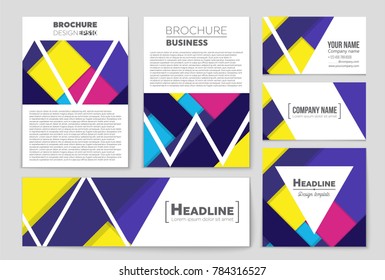Abstract vector layout background set. For art template design, list, front page, mockup brochure theme style, banner, idea, cover, booklet, print, flyer, book, blank, card, ad, sign, sheet,, a4.