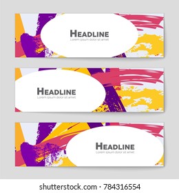 Abstract vector layout background set. For art template design, list, front page, mockup brochure theme style, banner, idea, cover, booklet, print, flyer, book, blank, card, ad, sign, sheet, a4