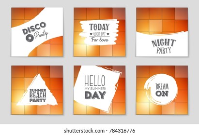 Abstract vector layout background set. For art template design, list, front page, mockup brochure theme style, banner, idea, cover, booklet, print, flyer, book, blank, card, ad, sign, sheet, a4.