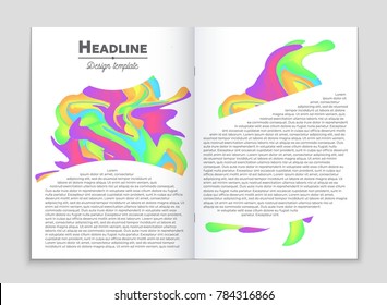 Abstract vector layout background set. For art template design, list, front page, mockup brochure theme style, banner, idea, cover, booklet, print, flyer, book, blank, card, ad, sign, sheet, a4