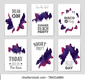 Abstract vector layout background set. For art template design, list, front page, mockup brochure theme style, banner, idea, cover, booklet, print, flyer, book, blank, card, ad, sign, sheet, a4