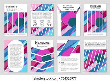 Abstract vector layout background set. For art template design, list, front page, mockup brochure theme style, banner, idea, cover, booklet, print, flyer, book, blank, card, ad, sign, sheet,, a4.