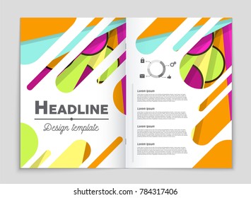Abstract vector layout background set. For art template design, list, front page, mockup brochure theme style, banner, idea, cover, booklet, print, flyer, book, blank, card, ad, sign, sheet,, a4.