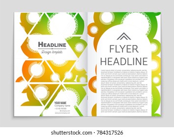 Abstract vector layout background set. For art template design, list, front page, mockup brochure theme style, banner, idea, cover, booklet, print, flyer, book, blank, card, ad, sign, sheet, a4.