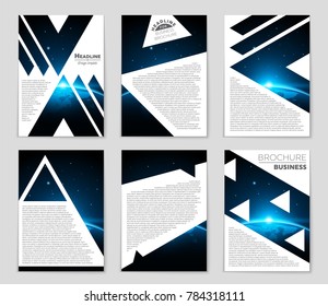 Abstract vector layout background set. For art template design, list, front page, mockup brochure theme style, banner, idea, cover, booklet, print, flyer, book, blank, card, ad, sign, sheet, a4