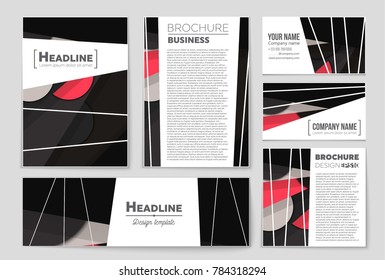 Abstract vector layout background set. For art template design, list, front page, mockup brochure theme style, banner, idea, cover, booklet, print, flyer, book, blank, card, ad, sign, sheet,, a4.