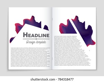 Abstract vector layout background set. For art template design, list, front page, mockup brochure theme style, banner, idea, cover, booklet, print, flyer, book, blank, card, ad, sign, sheet, a4