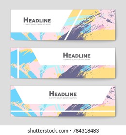 Abstract vector layout background set. For art template design, list, front page, mockup brochure theme style, banner, idea, cover, booklet, print, flyer, book, blank, card, ad, sign, sheet, a4