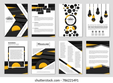 Abstract vector layout background set. For art template design, list, front page, mockup brochure theme style, banner, idea, cover, booklet, print, flyer, book, blank, card, ad, sign, sheet,, a4.