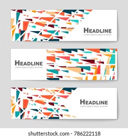 Abstract vector layout background set. For art template design, list, front page, mockup brochure theme style, banner, idea, cover, booklet, print, flyer, book, blank, card, ad, sign, sheet, a4
