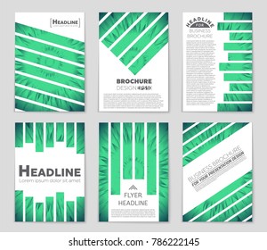 Abstract vector layout background set. For art template design, list, front page, mockup brochure theme style, banner, idea, cover, booklet, print, flyer, book, blank, card, ad, sign, sheet, a4.