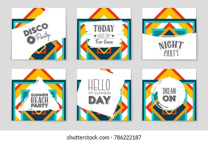 Abstract vector layout background set. For art template design, list, front page, mockup brochure theme style, banner, idea, cover, booklet, print, flyer, book, blank, card, ad, sign, sheet, a4.