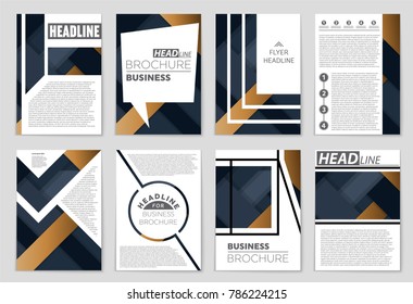 Abstract vector layout background set. For art template design, list, front page, mockup brochure theme style, banner, idea, cover, booklet, print, flyer, book, blank, card, ad, sign, sheet,, a4.