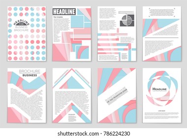 Abstract vector layout background set. For art template design, list, front page, mockup brochure theme style, banner, idea, cover, booklet, print, flyer, book, blank, card, ad, sign, sheet,, a4.