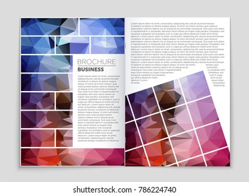 Abstract vector layout background set. For art template design, list, front page, mockup brochure theme style, banner, idea, cover, booklet, print, flyer, book, blank, card, ad, sign, sheet, a4